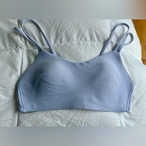 lululemon light purple ribbed like a cloud light support